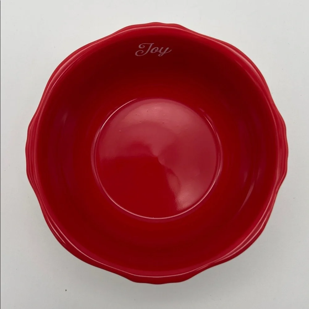 NWT The Pioneer Woman “JOY” Small Fruit Bowl / Serving Bowl “Holiday Daisy”